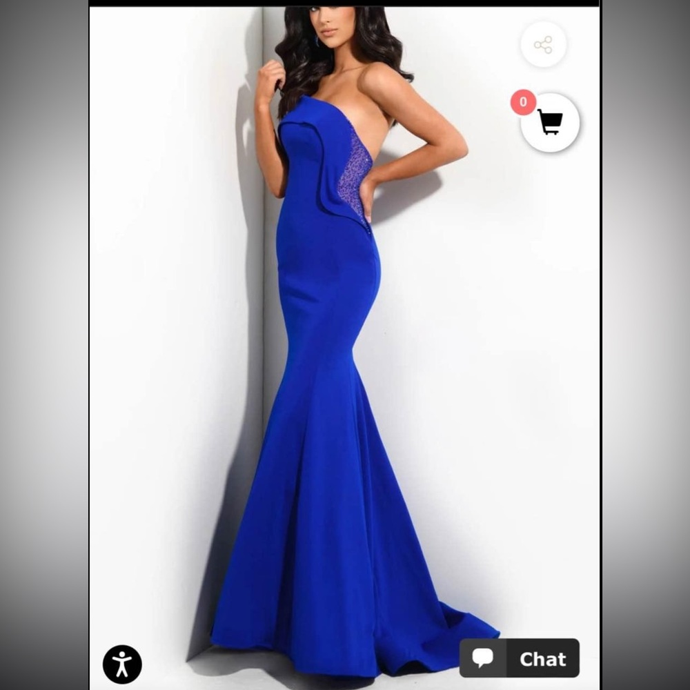 royal blue pageant/prom dress